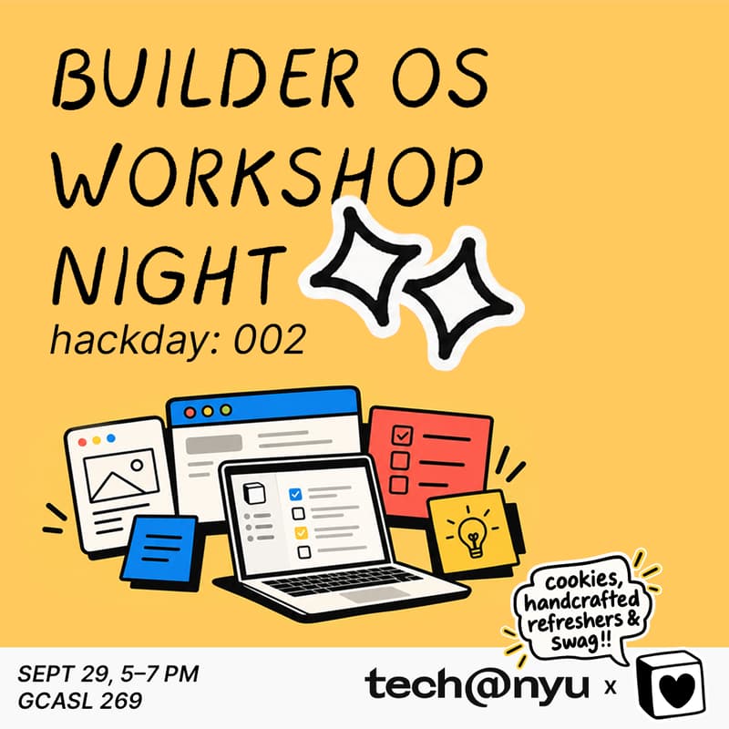 Cover Image for Notion x Tech@NYU Builder OS Workshop