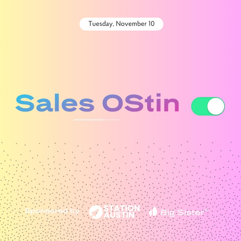 Cover Image for Sales OStin: November 2026