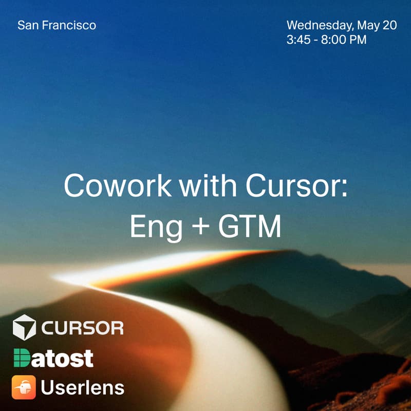 Cover Image for YC: Cowork from Cursor HQ with our eng & gtm!