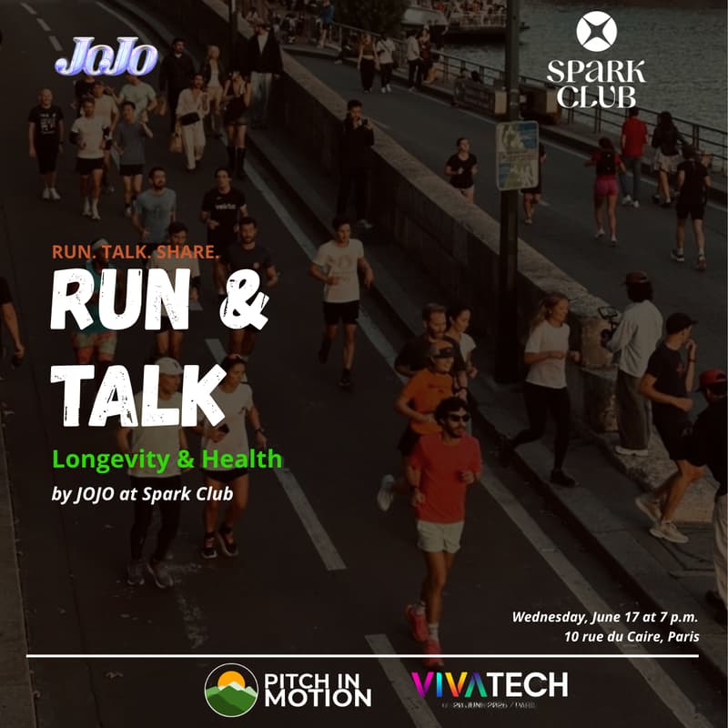 Cover Image for VivaTech Run & Talk #1 Longevity & Health with Jojo @ Spark Club and Dexascan.fr