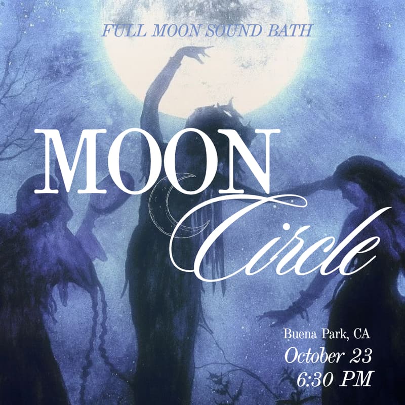 Cover Image for Moon Circle + Sound Bath