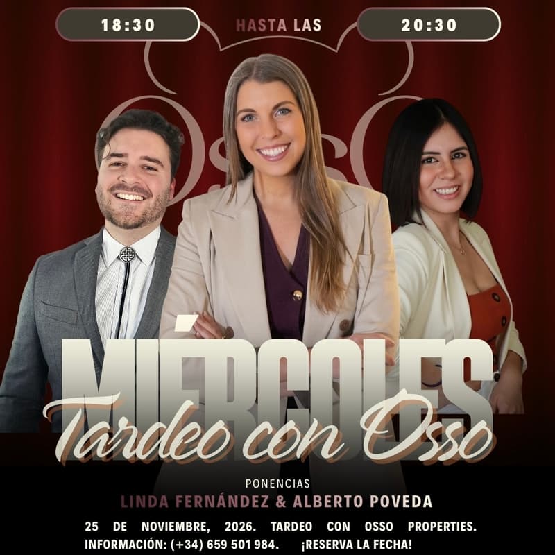 Cover Image for Tardeo con OSSO - Charlas+Vino+Networking