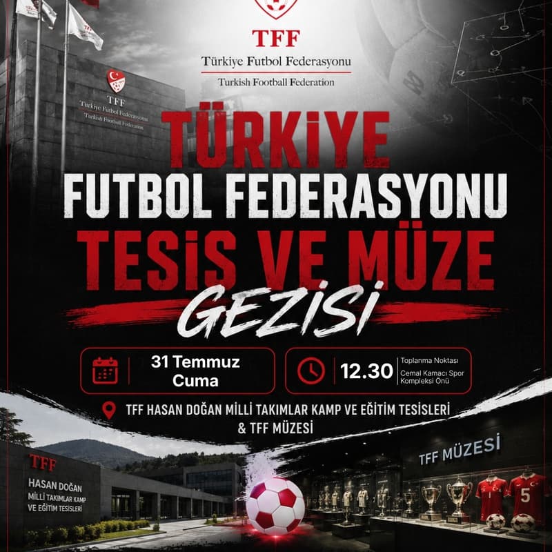 Cover Image for Genç Yeşilay Beyoğlu | TFF Hasan Doğan Milli Takımlar Kamp ve Eğitim Tesisleri Gezisi