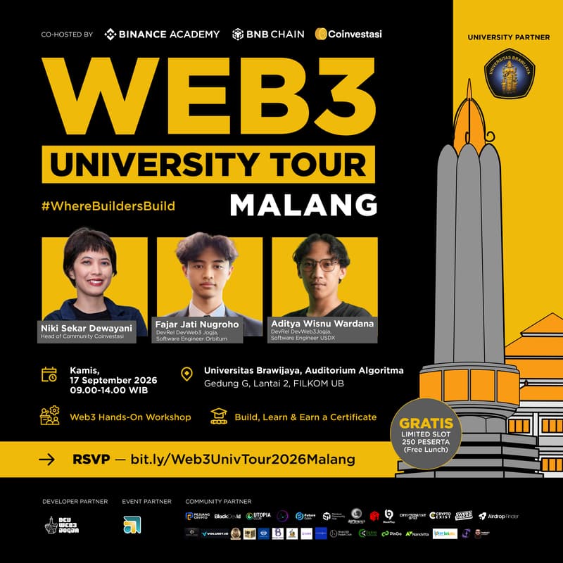Cover Image for Web3 Univ Tour Malang 2026