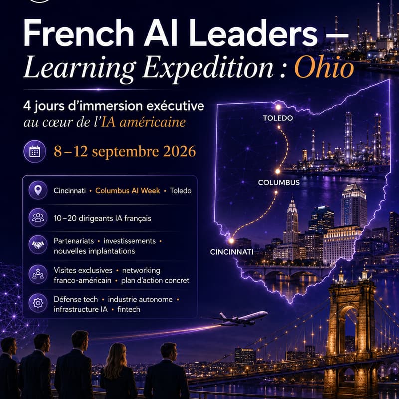 Cover Image for 4 jours d'immersion exécutive au cœur de l'IA américaine. 8–12 septembre 2026.