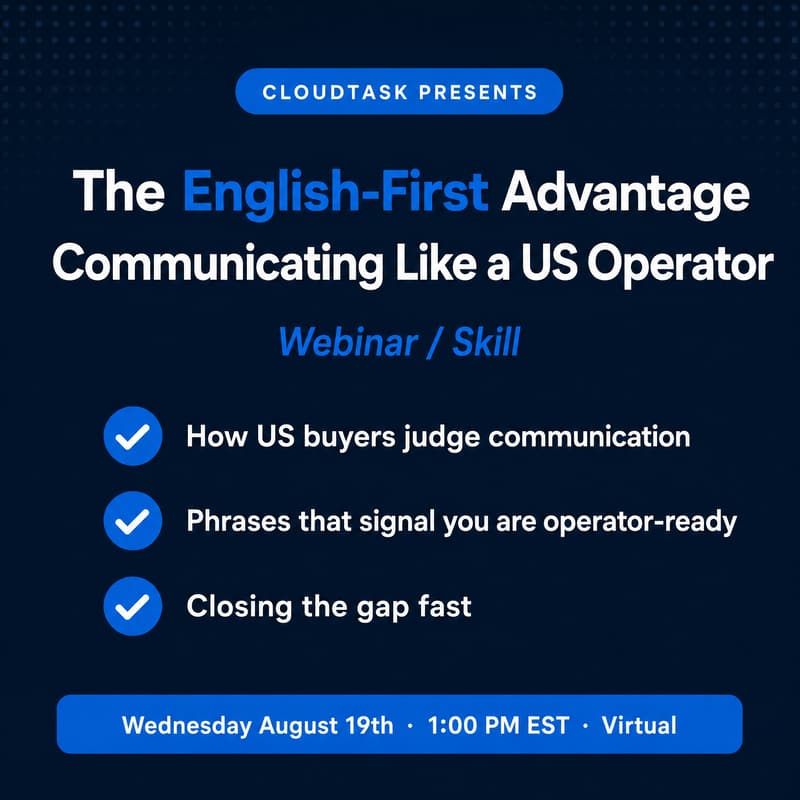 Cover Image for The English-First Advantage: Communicating Like a US Operator