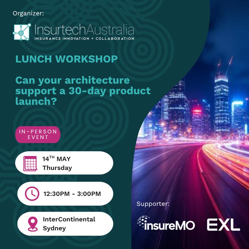 Cover Image for Lunch Workshop - Can your architecture support a 30-day product launch?