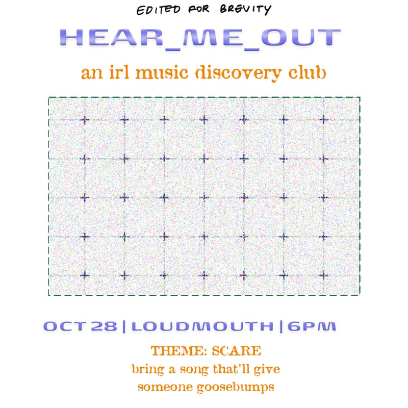 Cover Image for Hear Me Out: "SCARE"