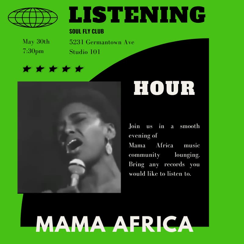 Cover Image for Mama Africa Listening Hour