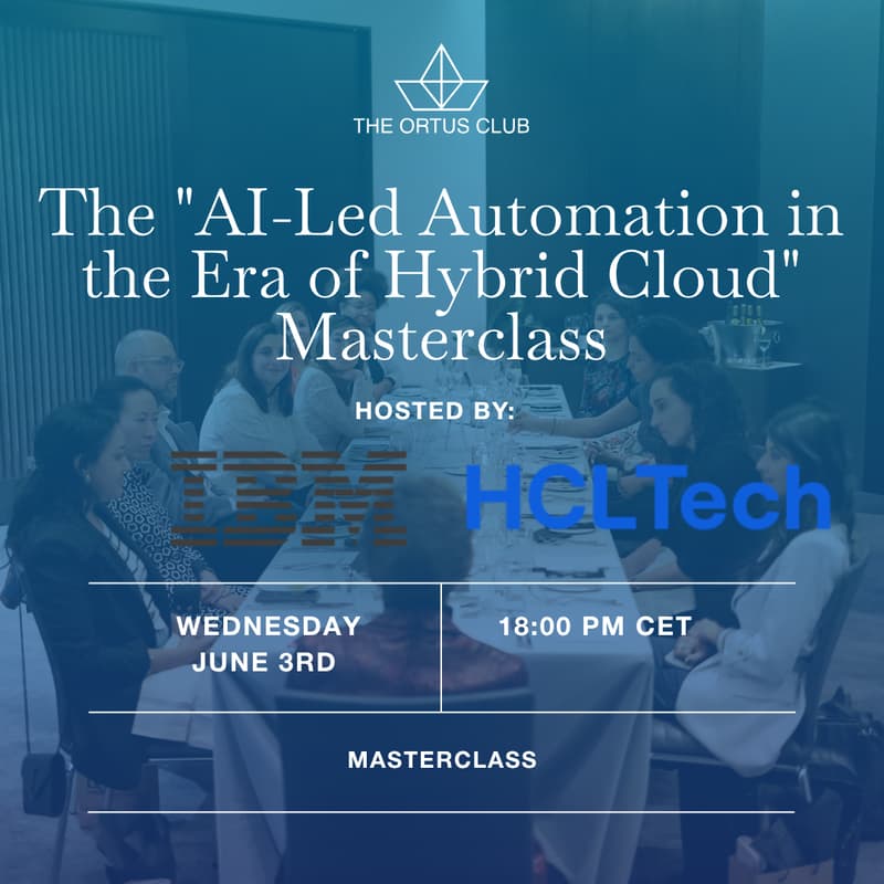Cover Image for The "AI-Led Automation in the Era of Hybrid Cloud" Masterclass