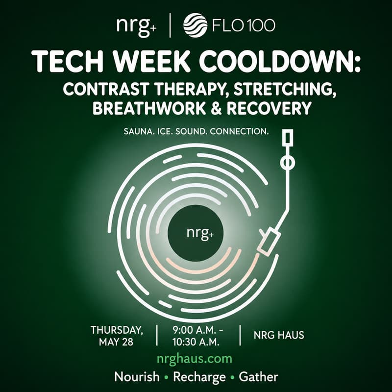 Cover Image for Tech WeekCooldown: Contrast Therapy, Stretching, Breathwork & Recovery