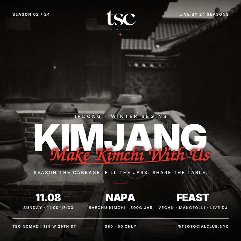 Cover Image for KIMJANG — Vegan Kimchi Making · TEO Social Club