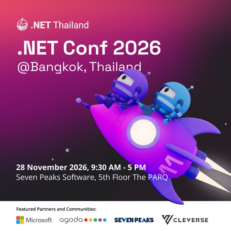 Cover Image for .NET Conf Thailand - 2026