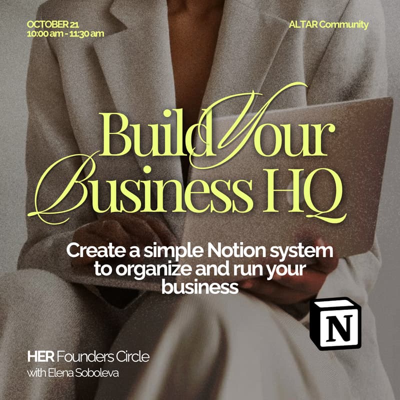 Cover Image for Build Your Business HQ in Notion