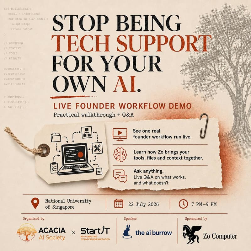 Cover Image for Your Startup's Control Room: Building with Zo Computer