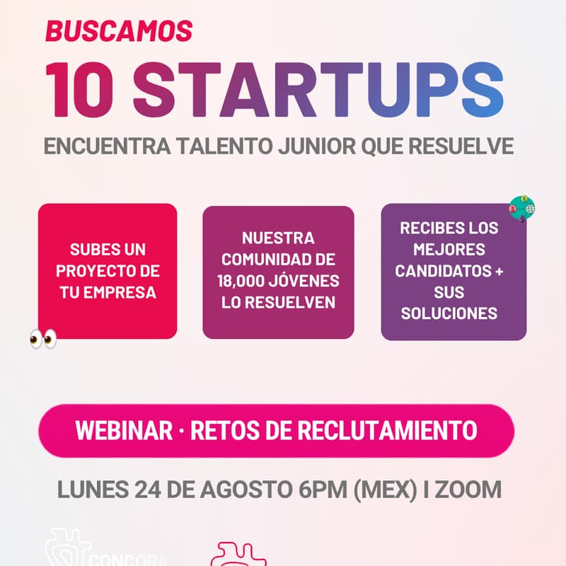Cover Image for Webinar: Retos de Reclutamiento Concora 🚀