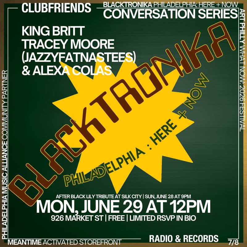 Cover Image for Clubfriends Conversations with King Britt and Tracey Moore | Blacktronika: Here + Now