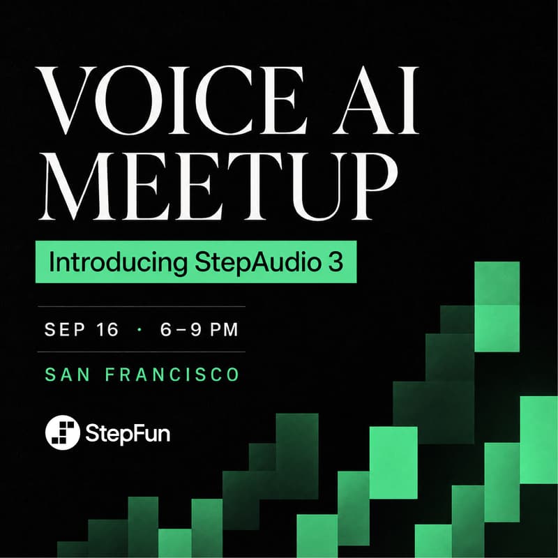 Cover Image for Voice AI Meetup: Introducing StepAudio 3 🚀