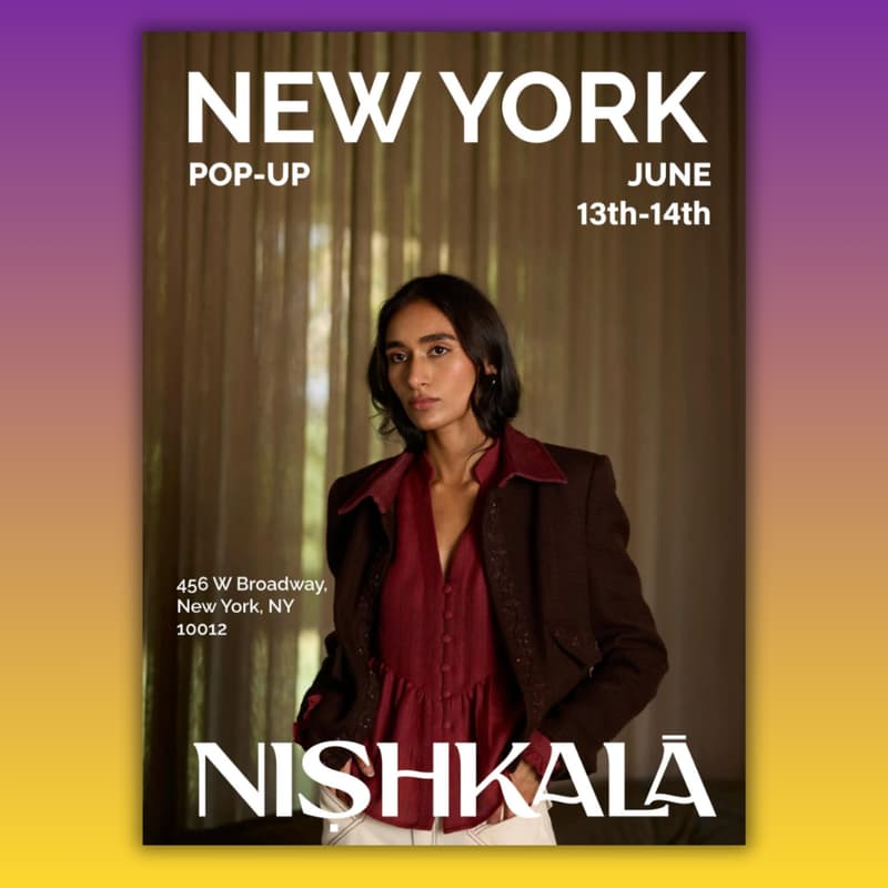 Cover Image for The Canvas SoHo Presents: The New York Debut of Niṣhkalā Design ♥️