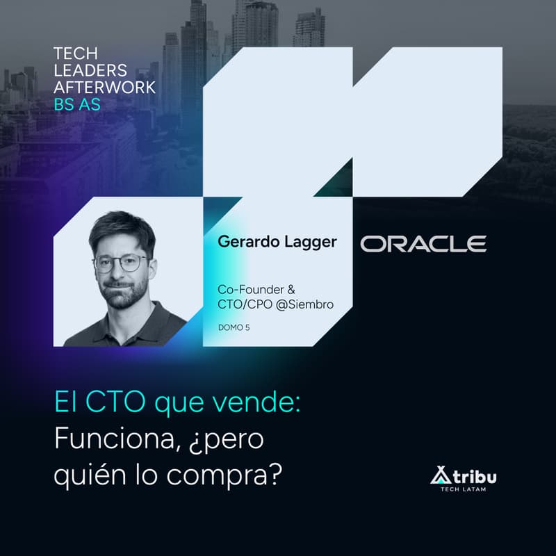 Cover Image for Tech Leaders Afterwork Buenos Aires - Powered by Oracle