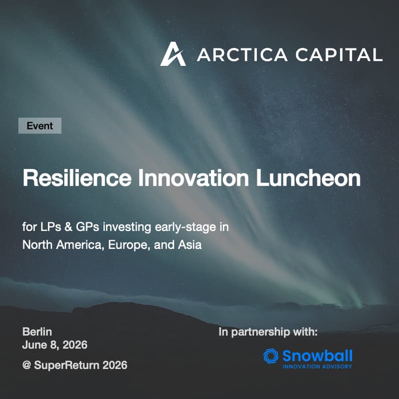 Cover Image for Resilience Innovation Luncheon | Arctica Capital - SuperReturn 2026