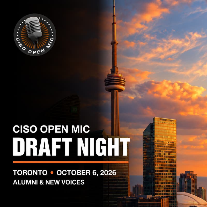 Cover Image for CISO Open Mic Draft Night - Toronto