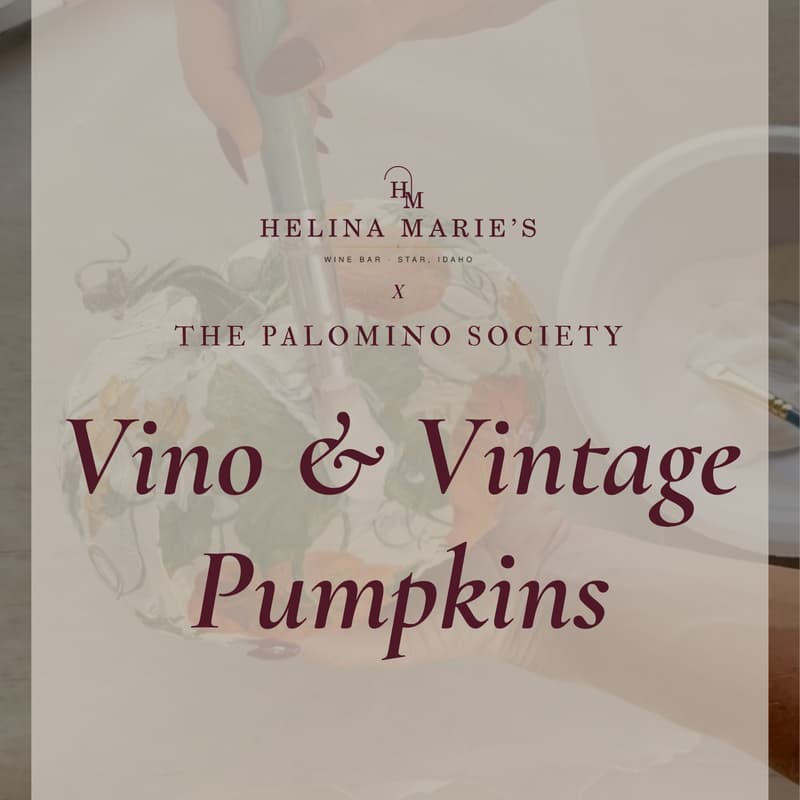 Cover Image for Vino & Vintage Pumpkins