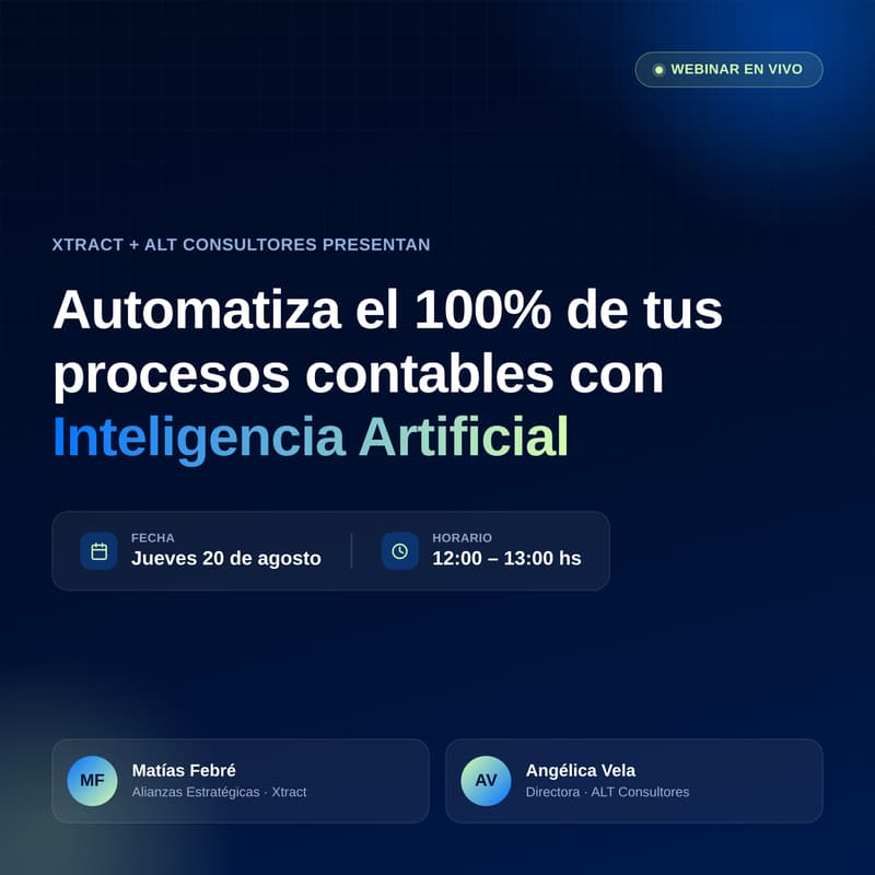 Cover Image for Automatizá el 100% de tus procesos contables con IA