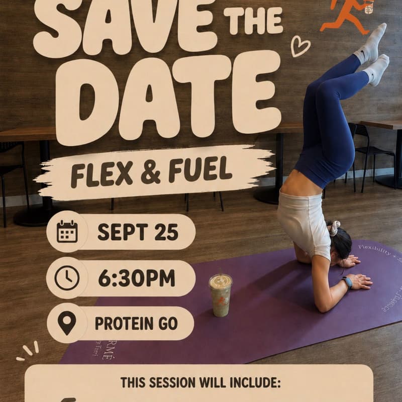 Cover Image for Flex & Fuel: Deep Stretch Session at Protein Go