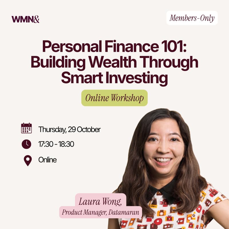 Cover Image for Personal Finance 101: Building Wealth Through Smart Investing (Online Session, WMN& Members Only)