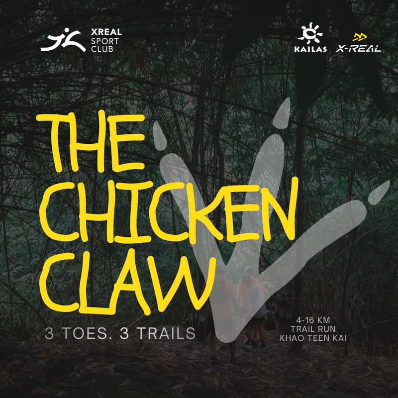Cover Image for X-REAL Meet & Sweat #36 - The Chicken Claw - 3 Toes, 3 Trails