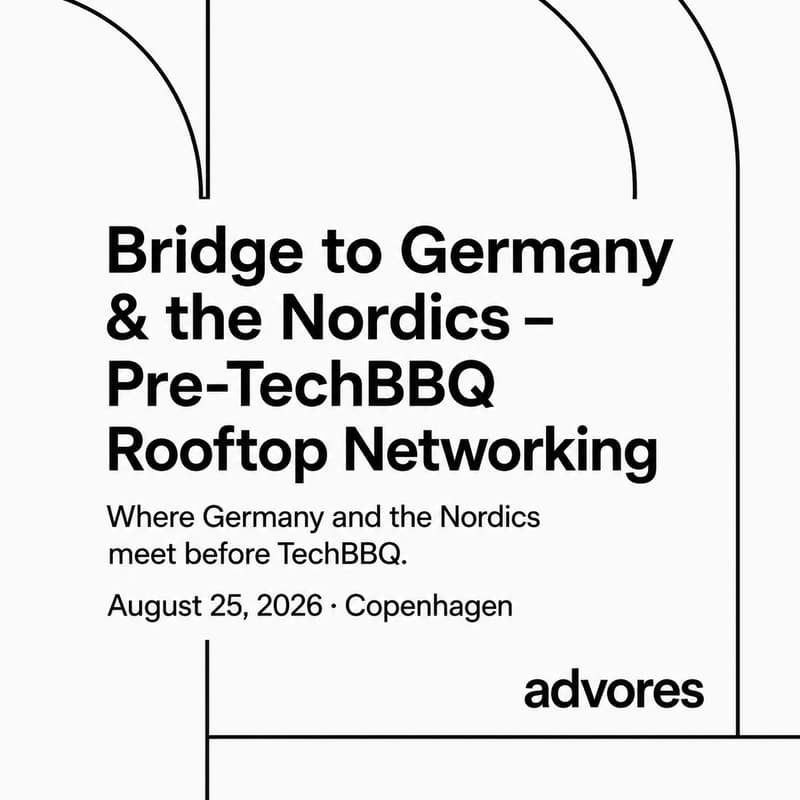Cover Image for Bridge to Germany & the Nordics – Pre-TechBBQ Rooftop Networking