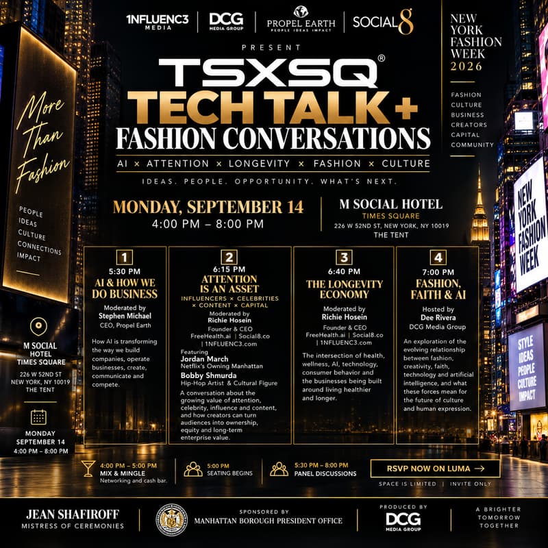 Cover Image for THE CAPITAL CIRCLE | NYFW EDITION | TSXSQ TECH TALK + FASHION