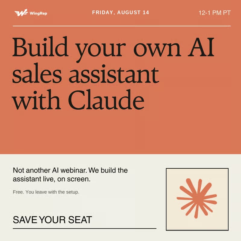 Cover Image for Build your own AI sales assistant with Claude