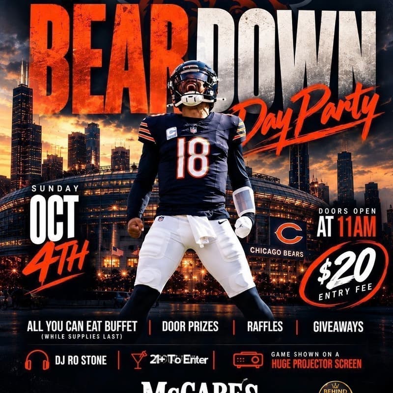 Cover Image for BEAR DOWN DAY PARTY