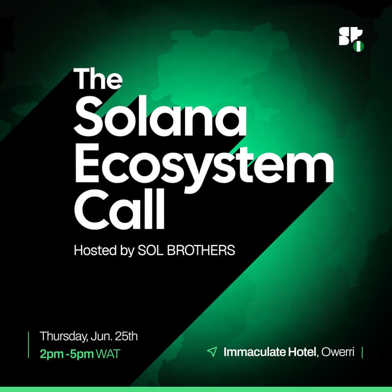 Cover Image for Solana Ecosystem Call