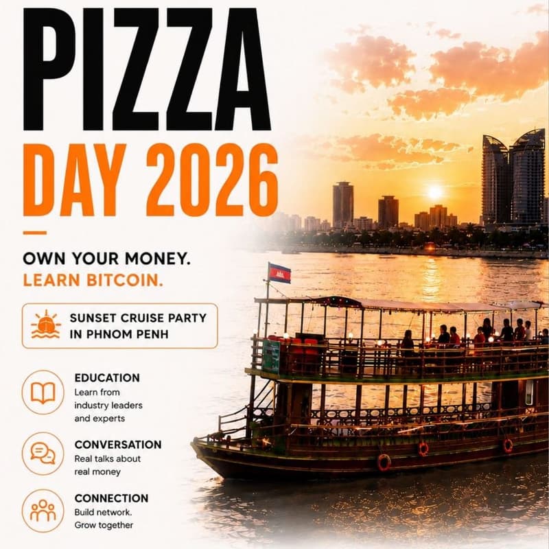 Cover Image for Bitcoin Pizza day: PP Sunset Cruise