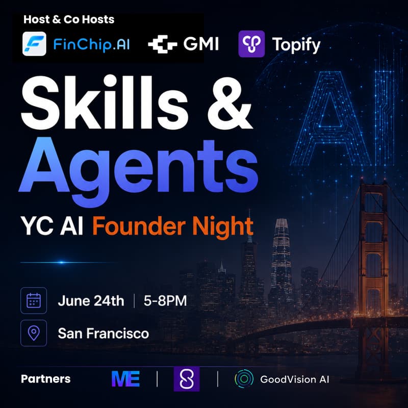 Cover Image for Skills & Agents - YC Founder Night