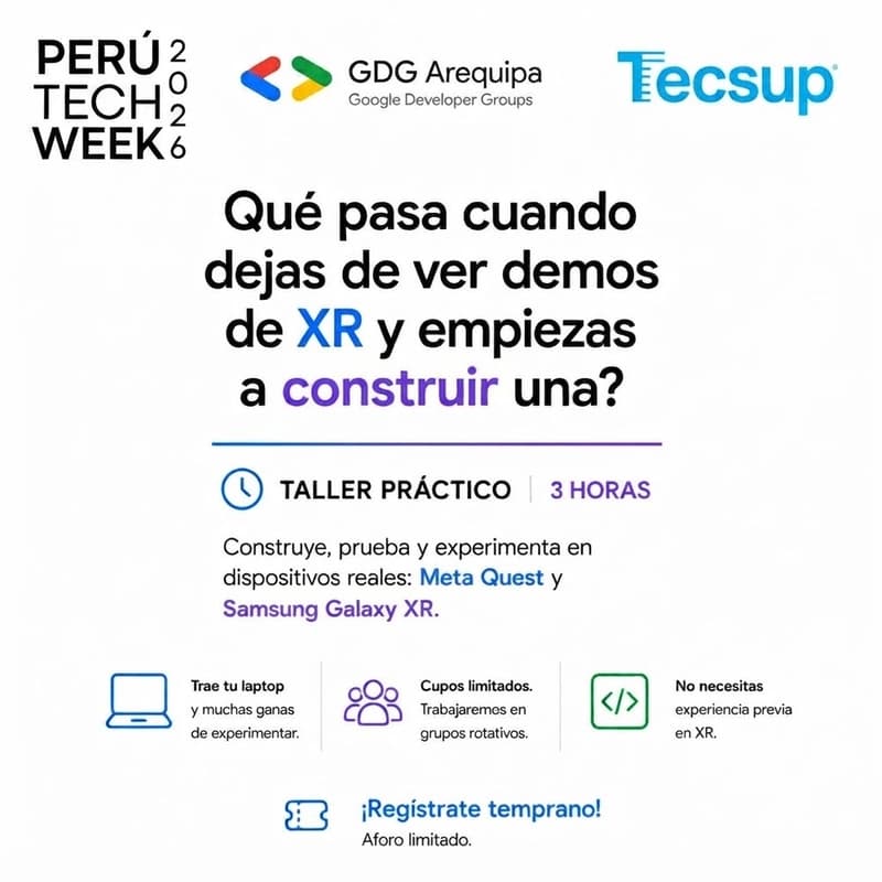 Cover Image for XR Labs Latam - GDG Arequipa