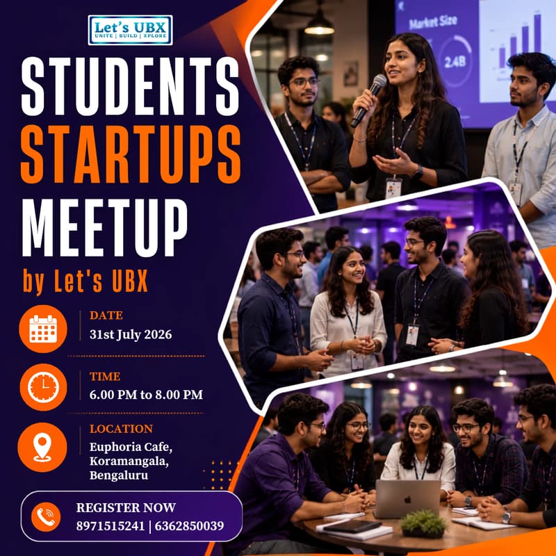 Cover Image for Student Startups Meetup by Let's UBX