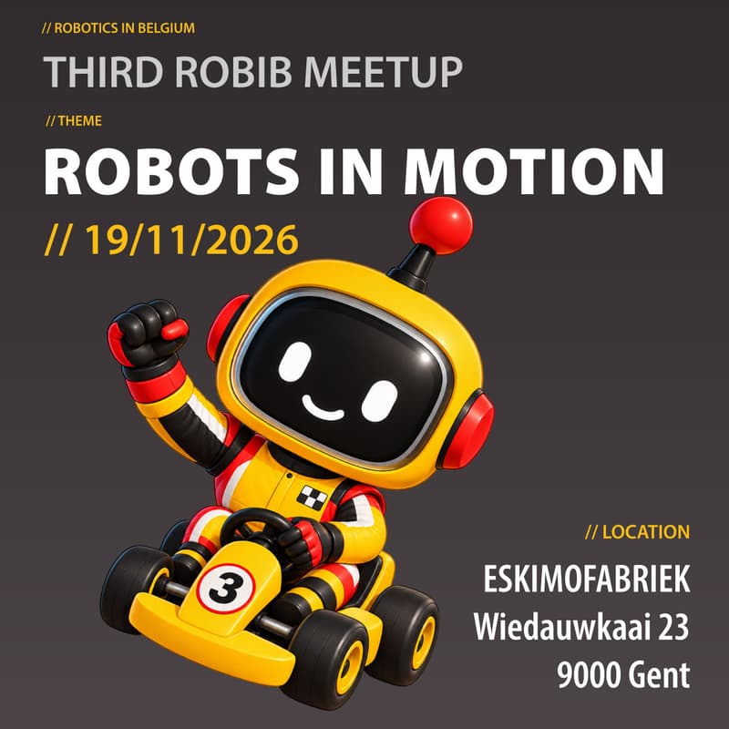 Cover Image for ROBIB Meetup #3: Robots in motion