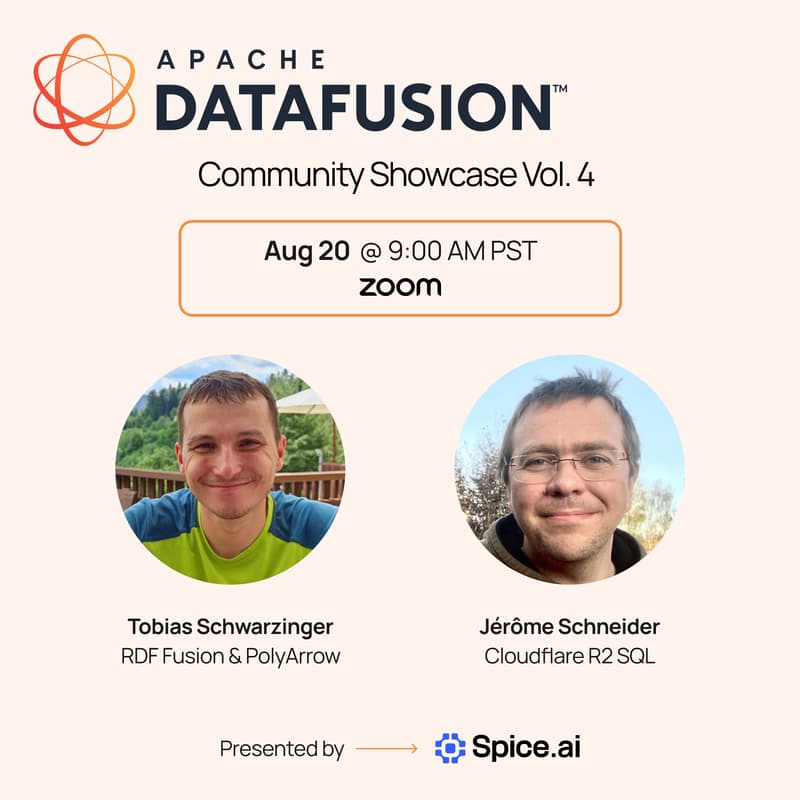 Cover Image for DataFusion Community Showcase Vol. 4