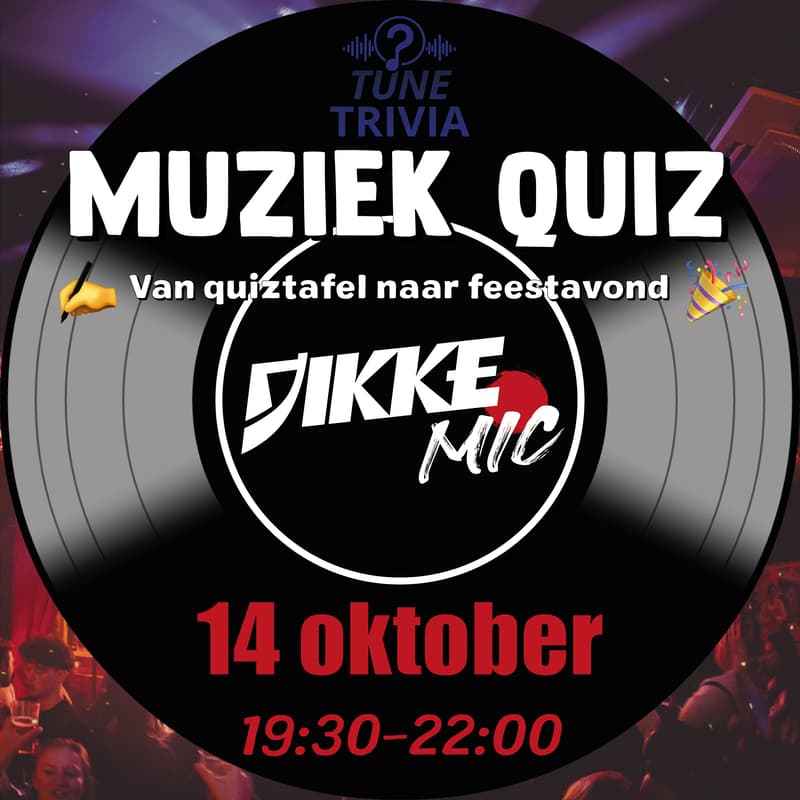 Cover Image for Tune Trivia's Muziekquiz