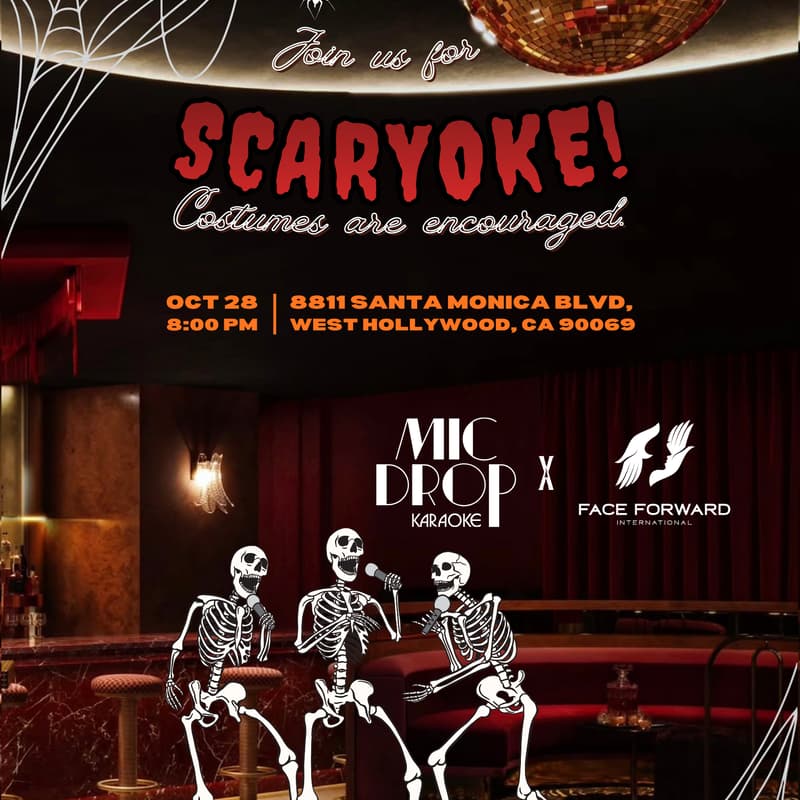 Cover Image for Scaryoke Night at Mic Drop 🎃🎤👻