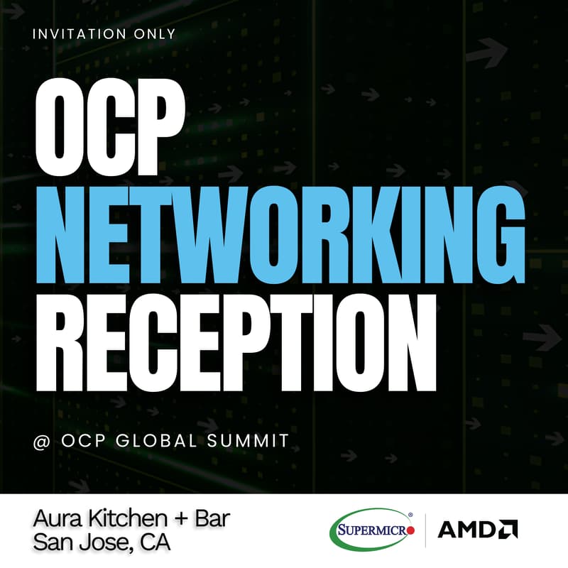 Cover Image for OCP Networking Party Hosted by Supermicro & AMD