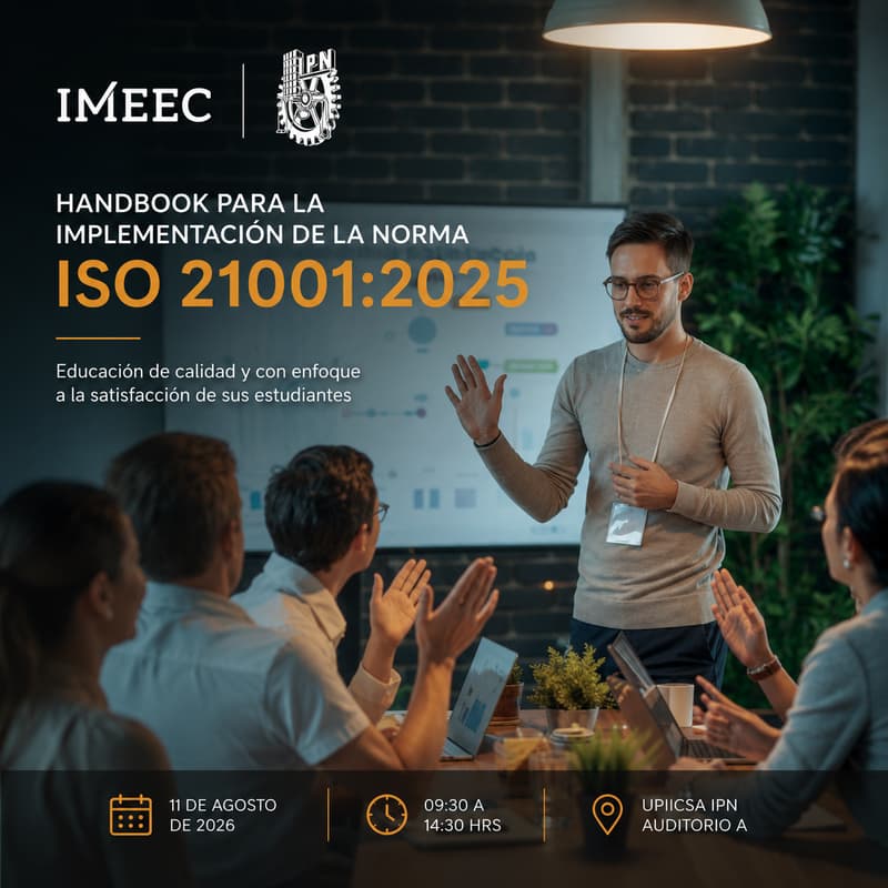 Cover Image for Evento de lanzamiento | Handbook ISO 21001:2025