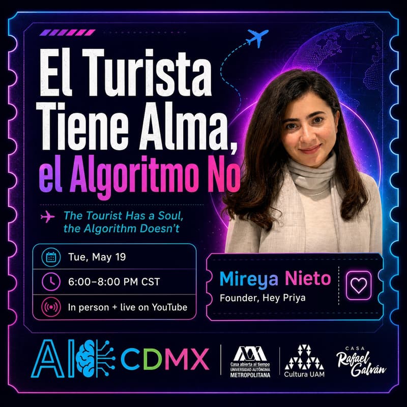 Cover Image for El Turista Tiene Alma, el Algoritmo No - The Tourist Has a Soul, the Algorithm Doesn't