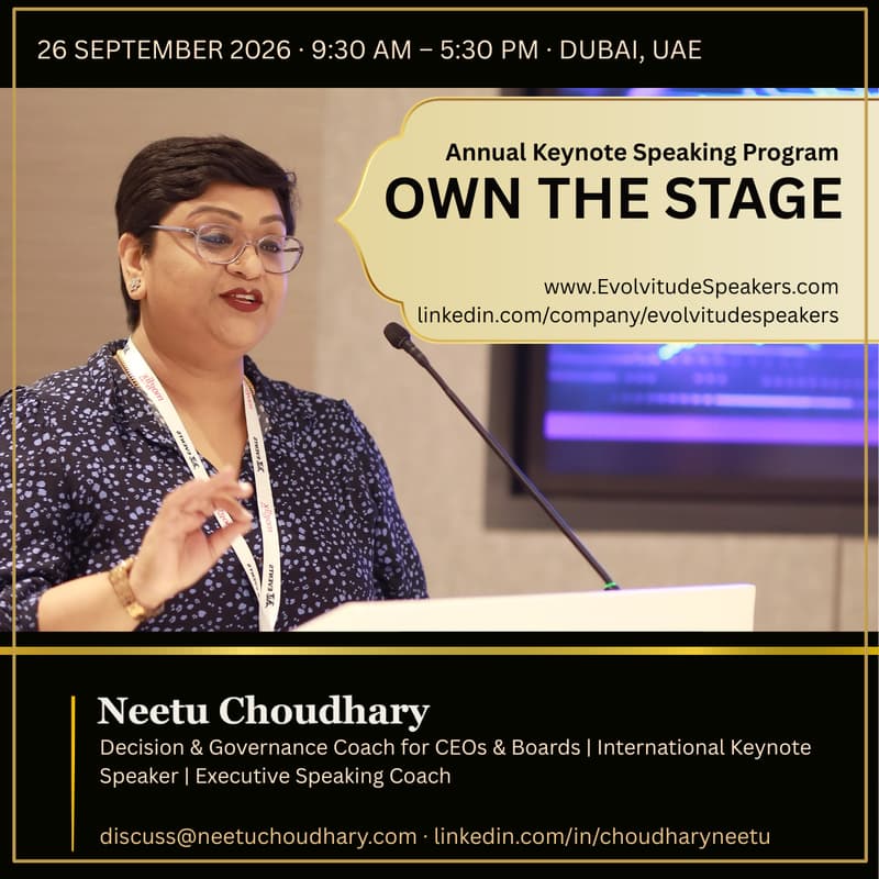 Cover Image for Own the Stage: Annual Keynote Speaking Program