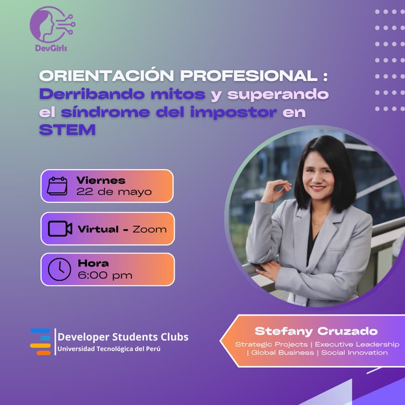 Cover Image for Orientación profesional : Derribando mitos y superando el síndrome del impostor en STEM