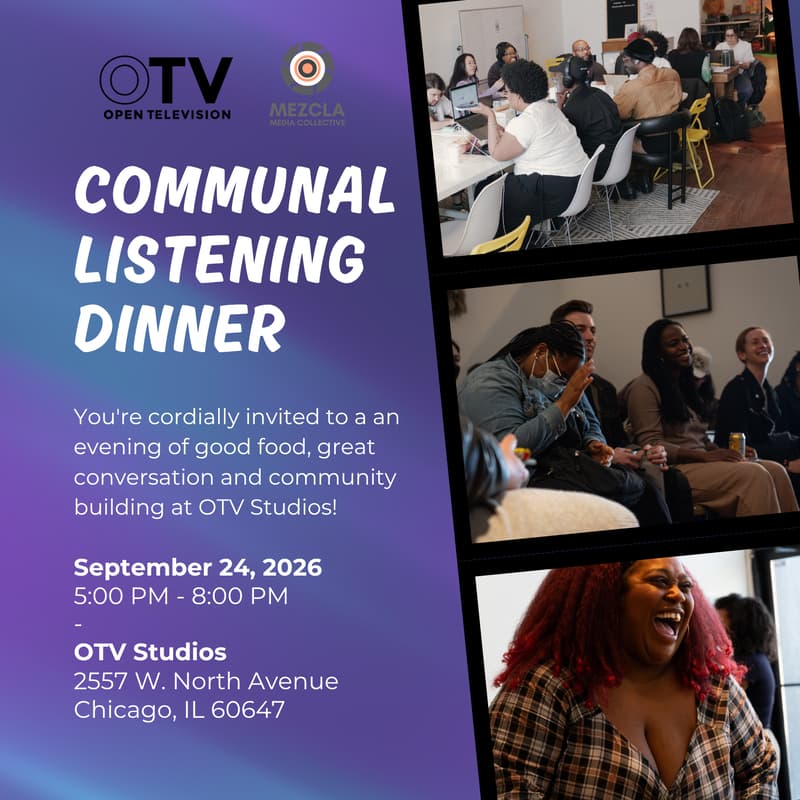 Cover Image for Mezcla Media Collective x OTV: Communal Listening Dinner